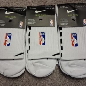 Nike Elite Drifit NBA Ankle Socks Mens Large 8-12